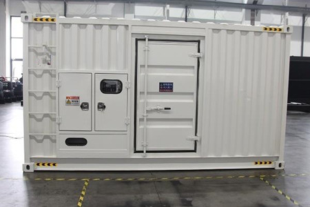 集裝箱發電機組冒白煙是怎么回事？應如何解決？